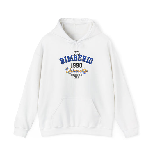 Rimberio 1990 Vintage College Hoodie — Retro University Pullover