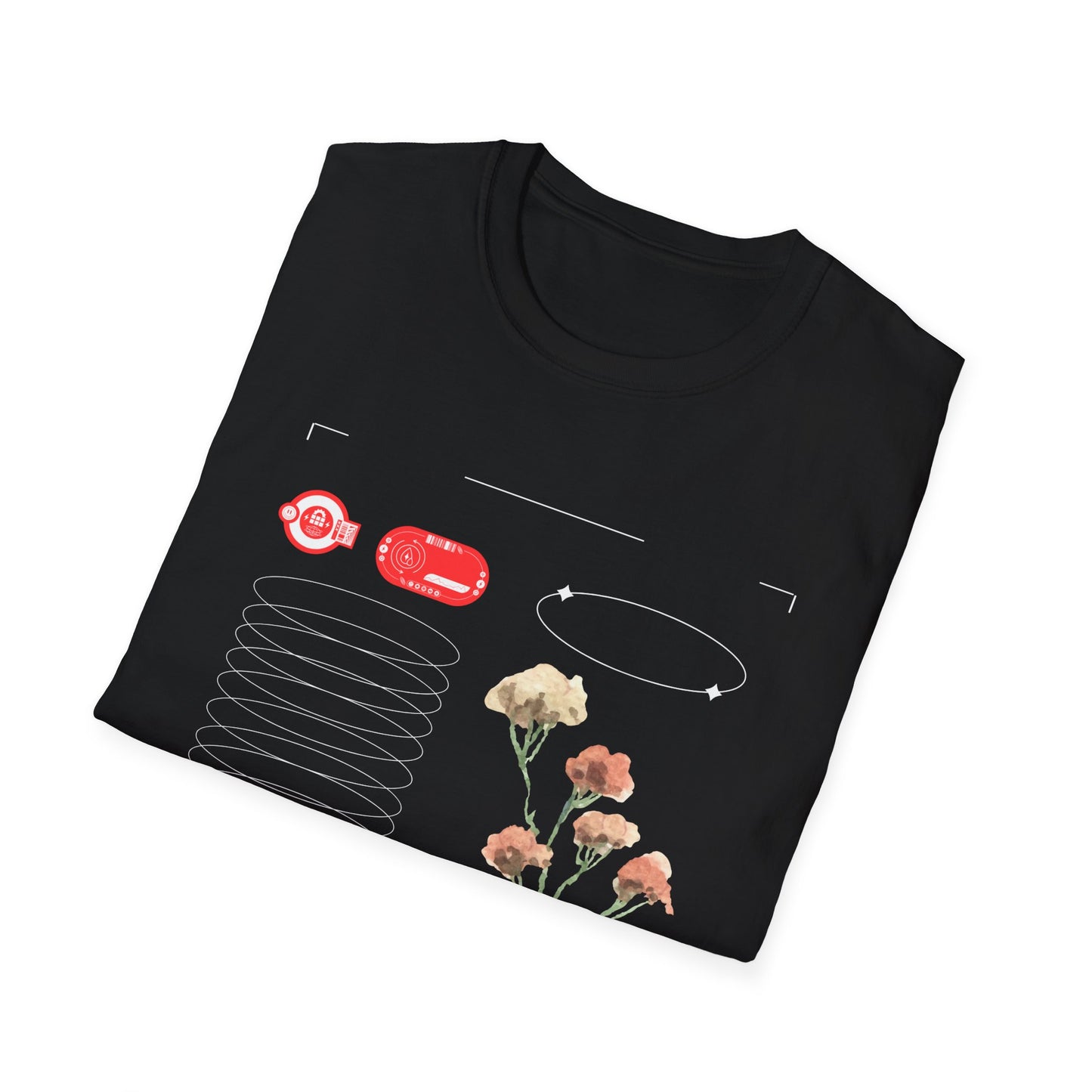 Urban Streetwear Floral Tee — "Urban Street Wear" Graphic T-Shirt