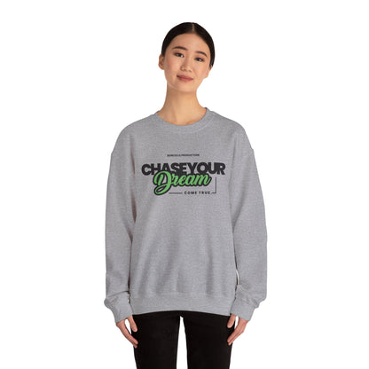 Chase Your Dream Crewneck Sweatshirt — Motivational Graphic Pullover