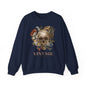 Vintage Floral Skull Crewneck Sweatshirt