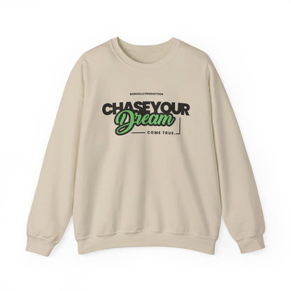 Chase Your Dream Crewneck Sweatshirt — Motivational Graphic Pullover