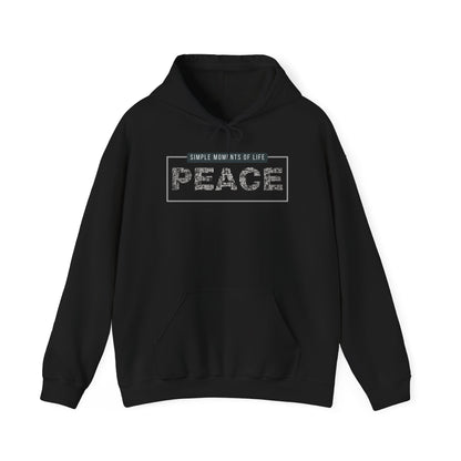 Peace Hoodie — "Simple Moments of Life: PEACE" Graphic Pullover
