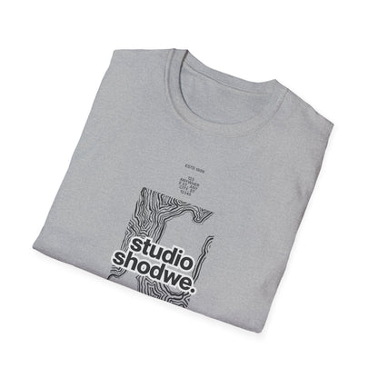 Studio Shodwe Graphic T‑Shirt — Minimal Topographic Design