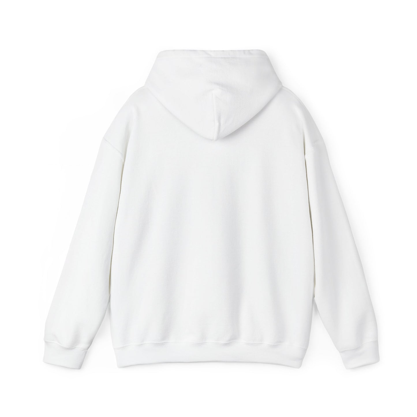 Minimal White Hoodie — Classic Unisex Heavy Blend Hooded Sweatshirt