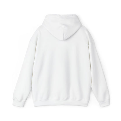 Minimal White Hoodie — Classic Unisex Heavy Blend Hooded Sweatshirt