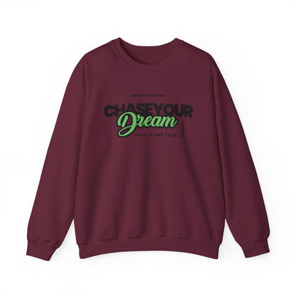 Chase Your Dream Crewneck Sweatshirt — Motivational Graphic Pullover