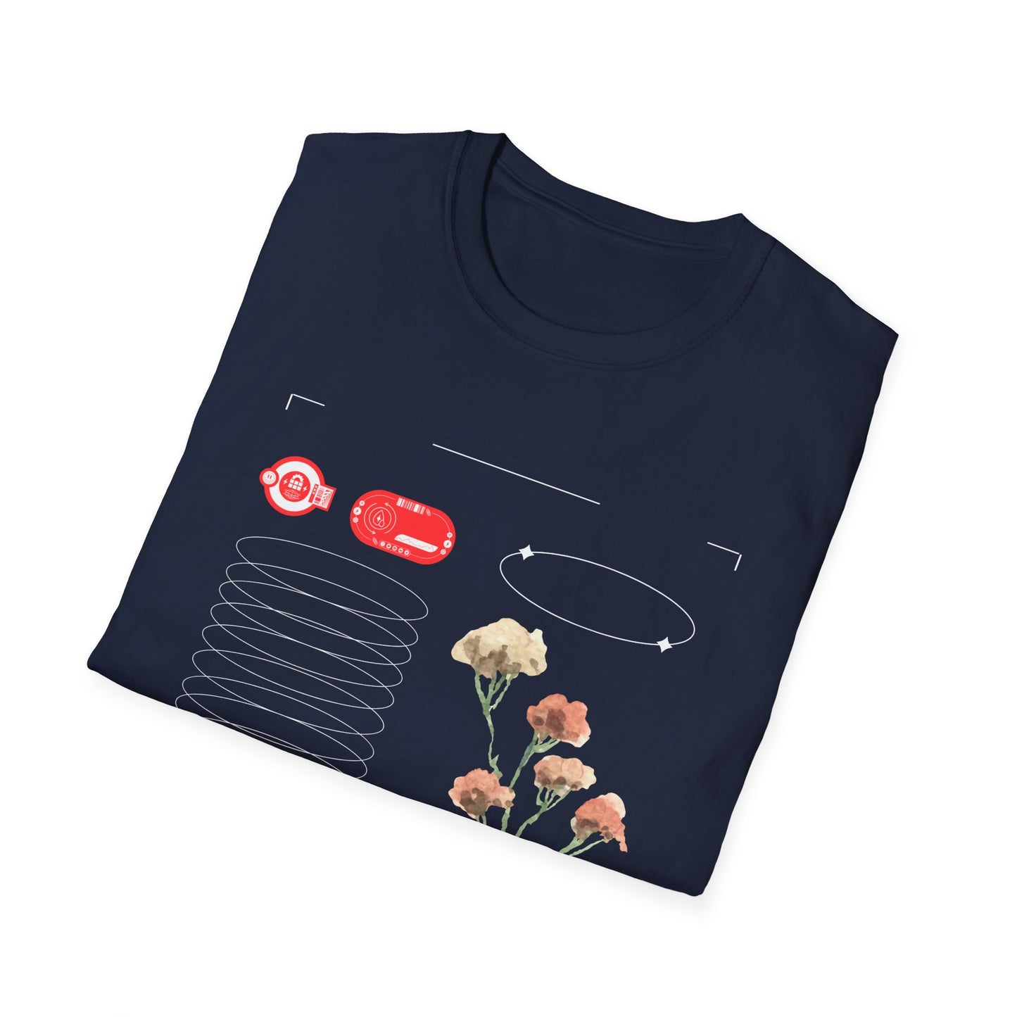 Urban Streetwear Floral Tee — "Urban Street Wear" Graphic T-Shirt