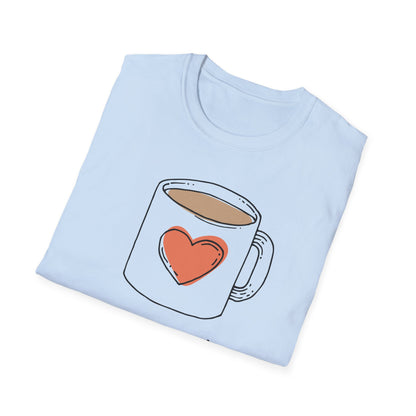 Tea Mug T-Shirt — "It's a tea shirt" Cute Heart Tea Lover Tee