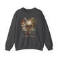 Vintage Floral Skull Crewneck Sweatshirt