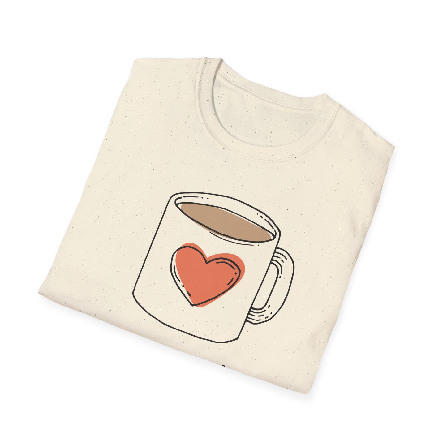 Tea Mug T-Shirt — "It's a tea shirt" Cute Heart Tea Lover Tee