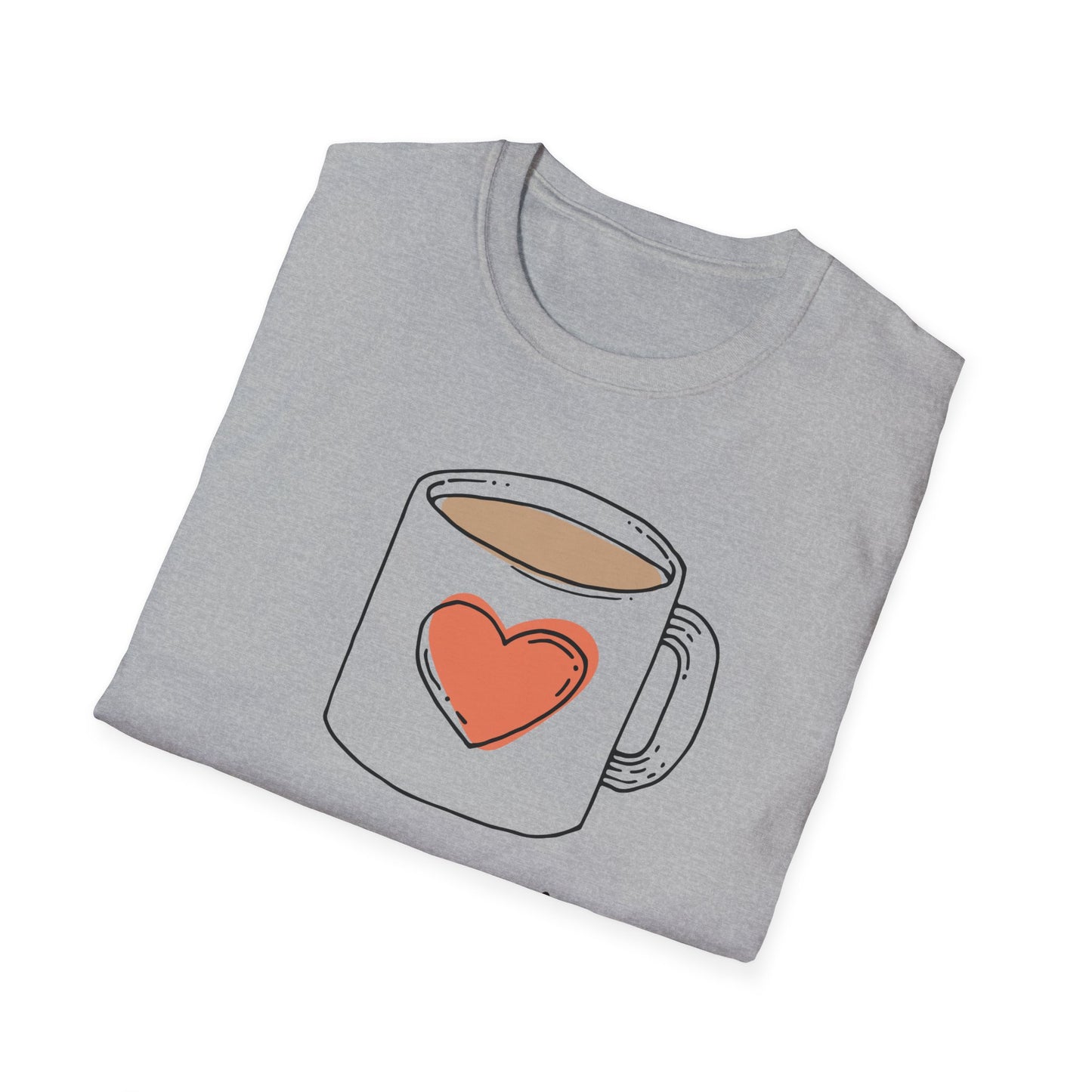 Tea Mug T-Shirt — "It's a tea shirt" Cute Heart Tea Lover Tee