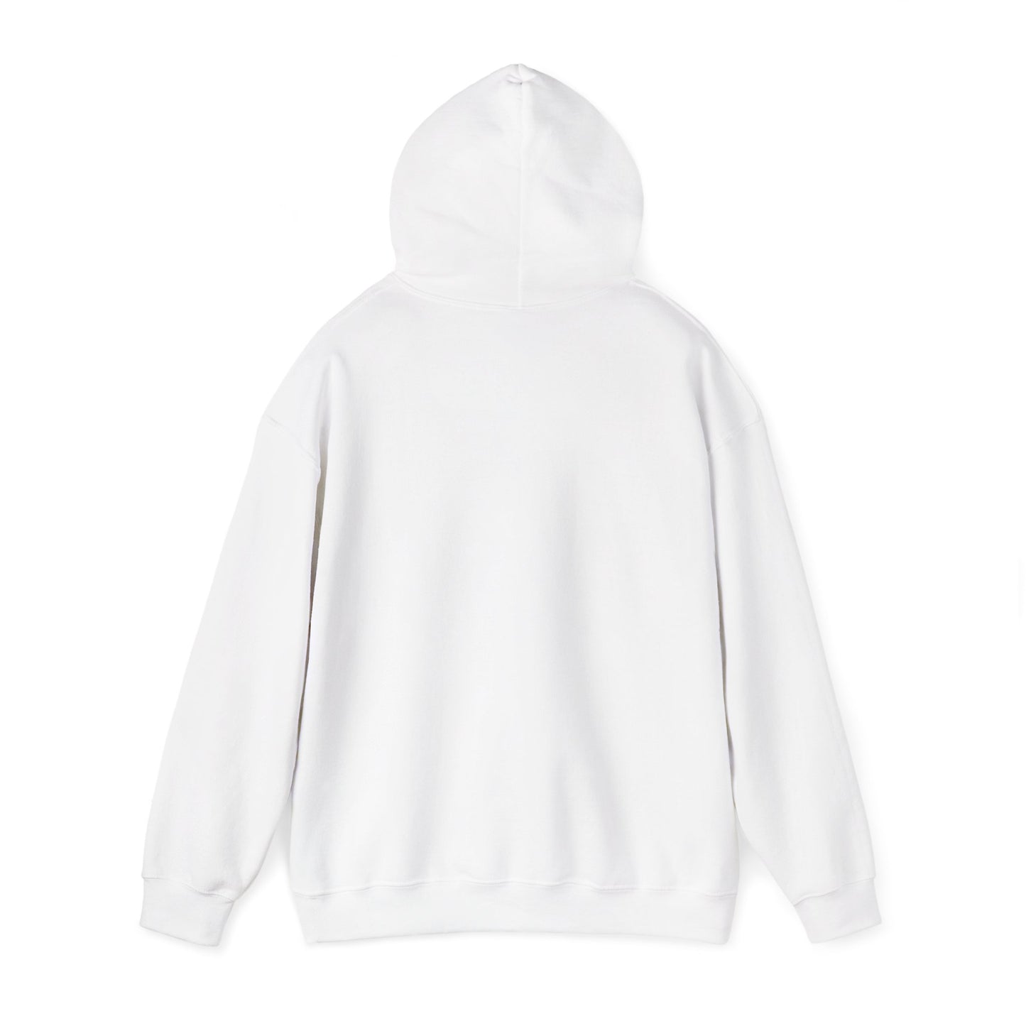 Minimal White Hoodie — Classic Unisex Heavy Blend Hooded Sweatshirt