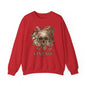 Vintage Floral Skull Crewneck Sweatshirt